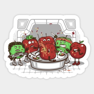 Alien Apple Sticker